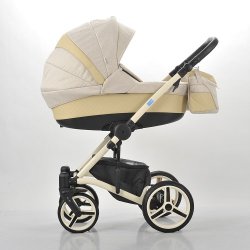 CH14 - Детская коляска Mr Sandman West-East Premium (2 в 1) 50% Эко кожа